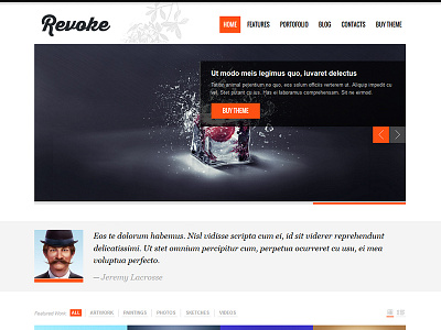 Revoke - Responsive WordPress Theme agency business corporate creative css3 gallery html5 portfolio responsive wordpress