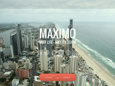 Maximo - WordPress Responsive One Page Parallax Theme
