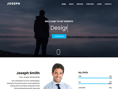Joseph - Personal Portfolio HTML Template