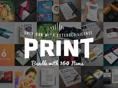 Royal Print Templates Bundle with 160 Items - Only $39