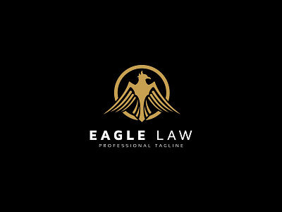 Eagle Law Logo animals automotive bird boutique business creative crest crown logo