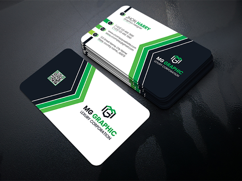 Corporate Business Card by CodeGrape on Dribbble