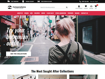 F-Store - Fashion HTML Template ecommece fashion html multipurpose responsive template