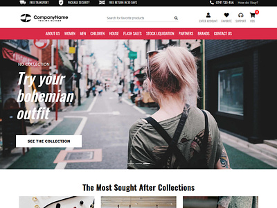 F-Store - Fashion HTML Template