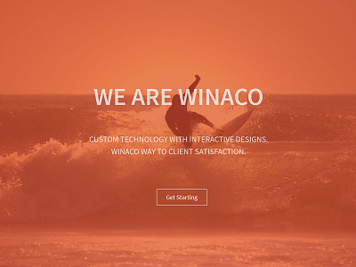 Winaco - Responsive One Page Template blog html5 jquery modern one page responsive service template twitter widget winaco