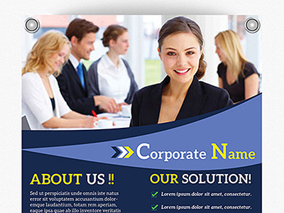 Corporate Business Flyer a4 advertisement agency apps brand business flyer business solution corporate creative design