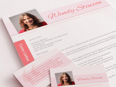 CV, Cover Letter, Business Card Set