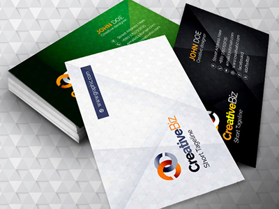 CreativeBiz Business Cards 300dpi biz black blue cmyk corporate crative green orenge white