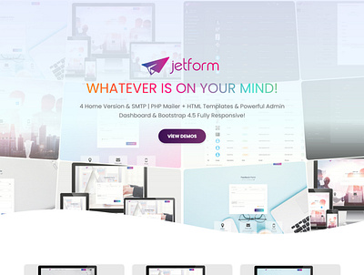 JetForm Multipurpose Form Wizard budget customer form questions quotation quote registration signup smtp subscription survey upload wizard