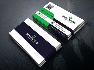 Corporate Business Card Design business card classic horizontal modern photoshop rounded stylish unique