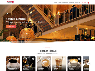 Starcafe - Online Food Ordering System delivery ecommerce food online ordering restaurant shopping