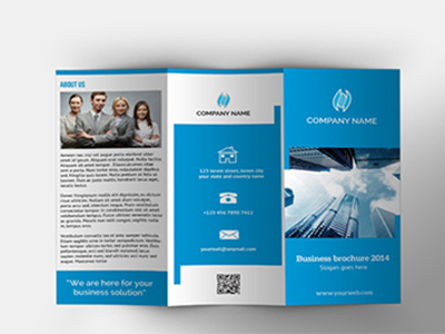 Business Trifold Brochure brochure template brochures business clean corporate design editorial elegant