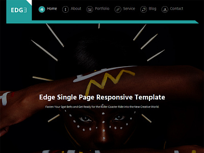 Edge Single Page Responsive Wordpress Theme cyclone slider metro style plugin portfolio responsive single page theme