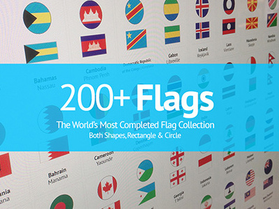 200+ Flags From Around The World