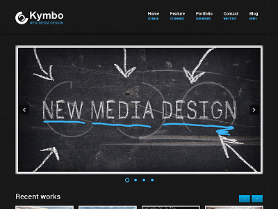 Kymbo - Responsive WordPress Business Theme business clean css3 dark html5 modern portfolio responsive seo theme wordpress