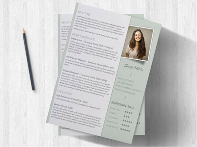 Pastel Resume With Matching Cover Letter one page resume photoshop resume resume resume examples resume samples resume template resume templates resumes