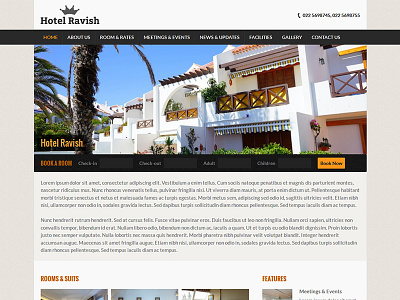 Ravish - Responsive WordPress Hotel Theme hotel motel resort responsive theme wordpress