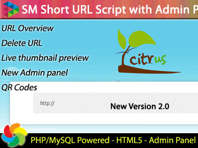 SM Short URL Script with Stats and Admin Panel short url short url script url url shortener