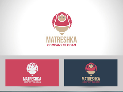 Matreshka Logo Template business company creative matreshka matreshka matreshka business matreshka company