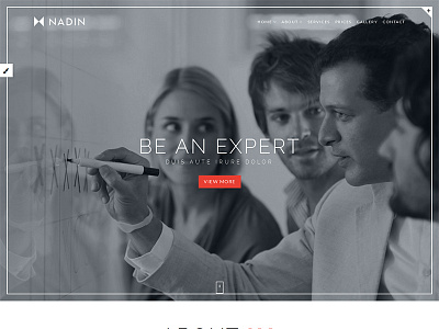 Nadin - Corporate Responsive One Page HTML Template agency bootstrap3 company corporate css3 html5 jquery organization responsive
