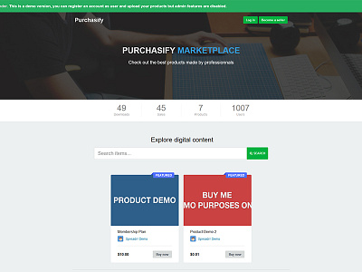 Purchasify - Marketplace for Digital Products