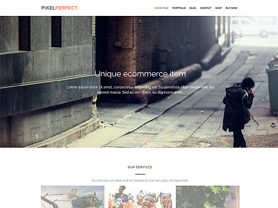 PixelPerfect - Multipurpose WordPress Layers Theme agency blog business clean corporate creative ecommerce layers masonry