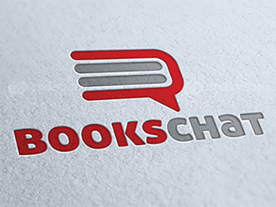 Books Chat Logo Template book chat clever community course creative learning library literature logo