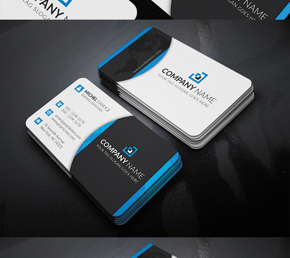 Corporate Business Card Vol-5 By Codegrape On Dribbble