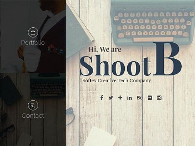 ShootB Portfolio Template bootstrap creative html5 personal portfolio template