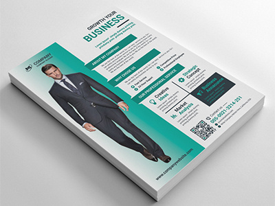 Corporate Business Flyer branding clean creative flyer hiquality layered music photoshop psd