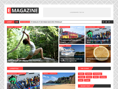 E Magazine - Blog & Magazine Theme