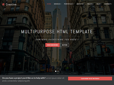 Create - Multipurpose One Page Theme