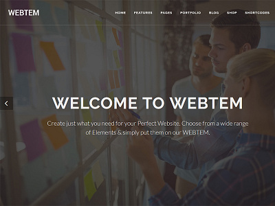 Webtem - Multi-Purpose HTML5 Template