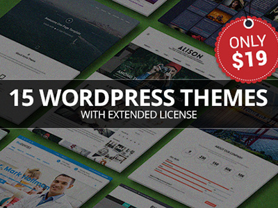 15 Top WordPress Themes with An Extended License