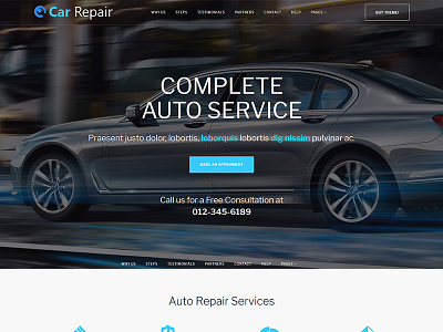 Car Repair - Auto Repair Wordpress Theme auto car expert mechanic repair services workshop