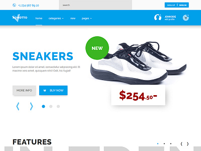 Komotto - eCommerce Bootstrap 3 bootstrap ecommerce eshop template