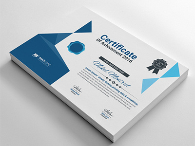 Achievement Certificate by CodeGrape on Dribbble