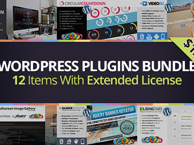 12 Best WordPress Plugins 2017 (Extended License) bundle deal design plugin web wordpress