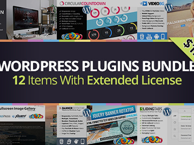  12 Best WordPress Plugins 2017 (Extended License)