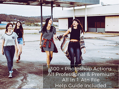 300+ Premium Photoshop Actions