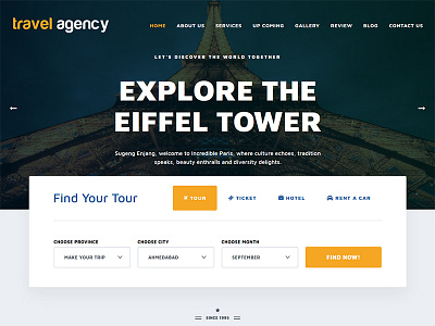 Travel Agency - Tour & Travel Hotel Booking HTML Template booking cruise flights holiday hotel theme trip