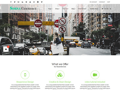 SornaCommerce Multi-purpose WooCommerce WordPress Theme