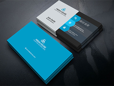 Corporate Business Card brand business card cmyk color corporate creative design personal