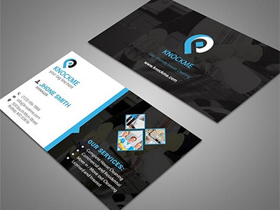 House Cleaning Service Business Card By Codegrape On Dribbble