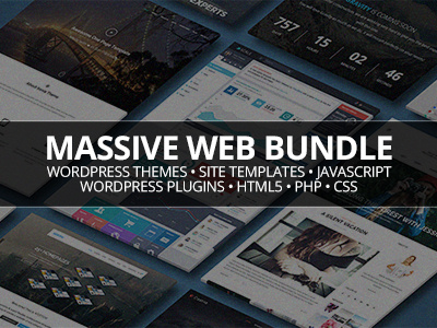 Massive Web Bundle with Extended License – Only $39 bundle codegrape css html5 inkydeals javascript php plugin template theme web wordpress