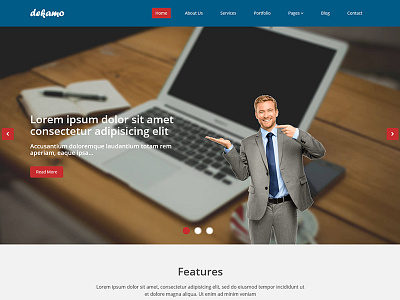 Dekamo - Responsive Multipurpose Business Template