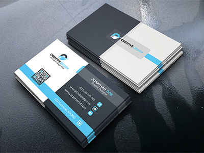 Corporate Business Card business card company corporate customizable modern personal premium printready