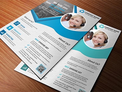 Corporate Flyer Template cmyk corporate flyer modern professional