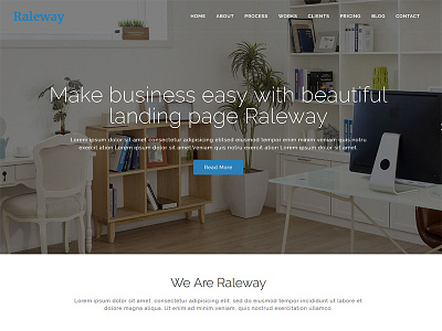 Raleway - Bootstrap Agency WordPress Theme