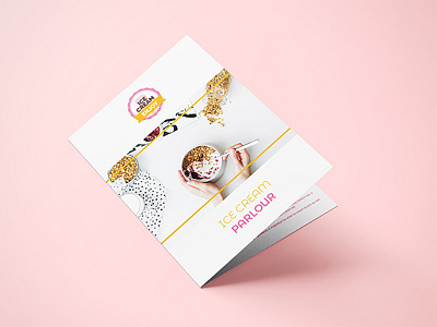 Ice Cream Parlor Bifold Brochure